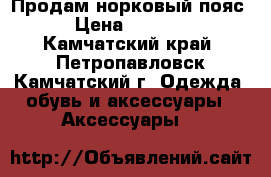 Продам норковый пояс › Цена ­ 5 000 - Камчатский край, Петропавловск-Камчатский г. Одежда, обувь и аксессуары » Аксессуары   